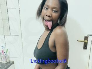 Lickingboobs18