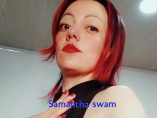 Samantha_swam